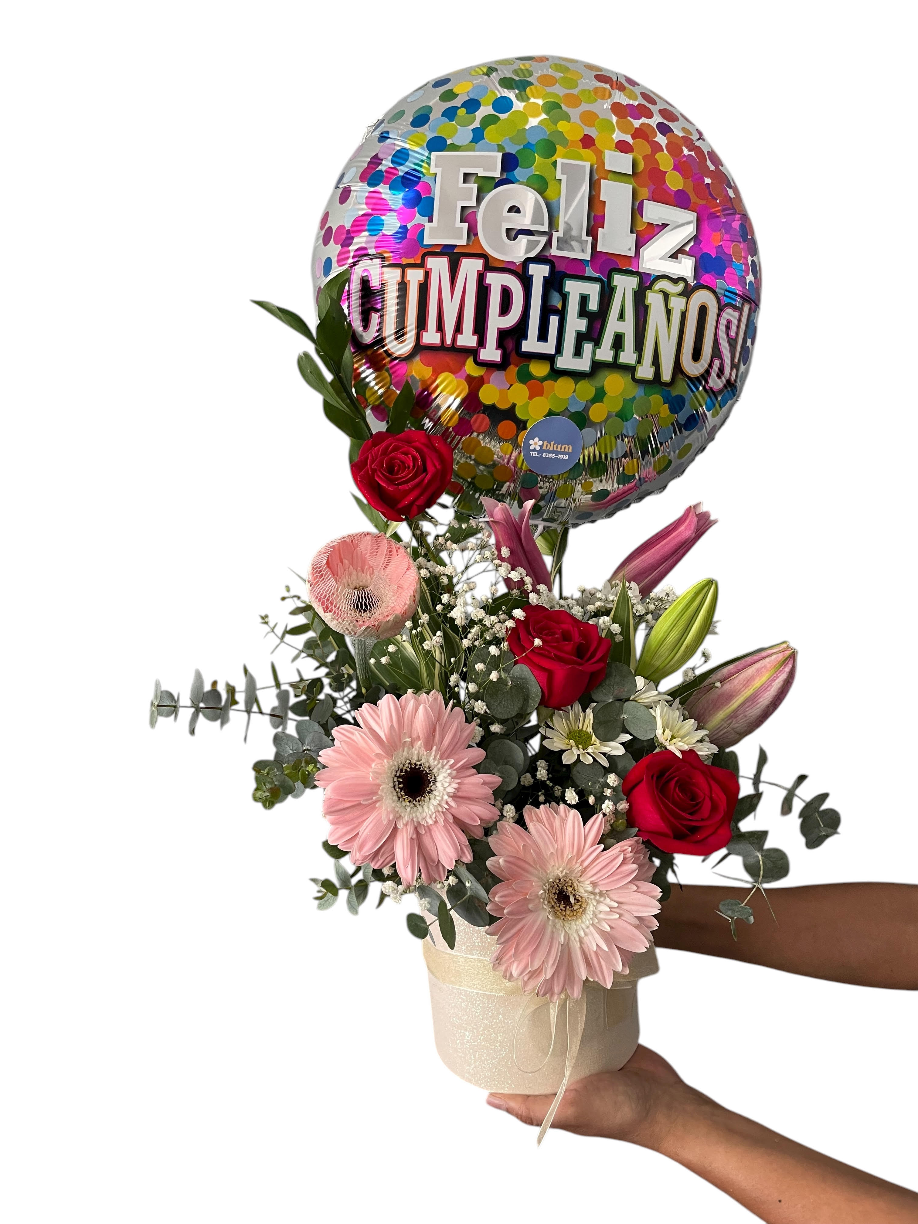 Arreglo Cumpleaños con Globo